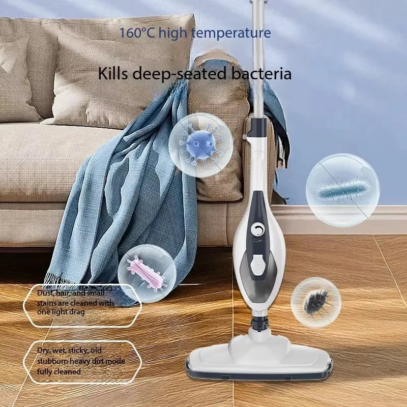 Best Selling Steam Electric Mopping Cleaner Multi-functional Hand   Wash Mop with 2 Mop Pads for Household Cleaning