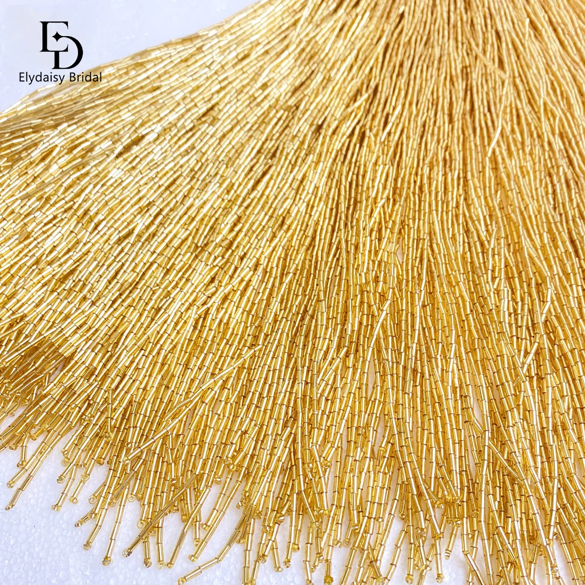 ELYDAISY 1 Meter Länge Champag – Fringe Ribbon Sewing Bewertung und Preis