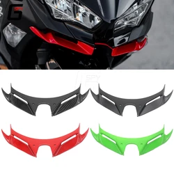 Ninja 400 Motocycle Front Wing Fairing Winglets Mouth Shell Cover Protection Guards For KAWASAKI Ninja250 NINJA400 2018-2023