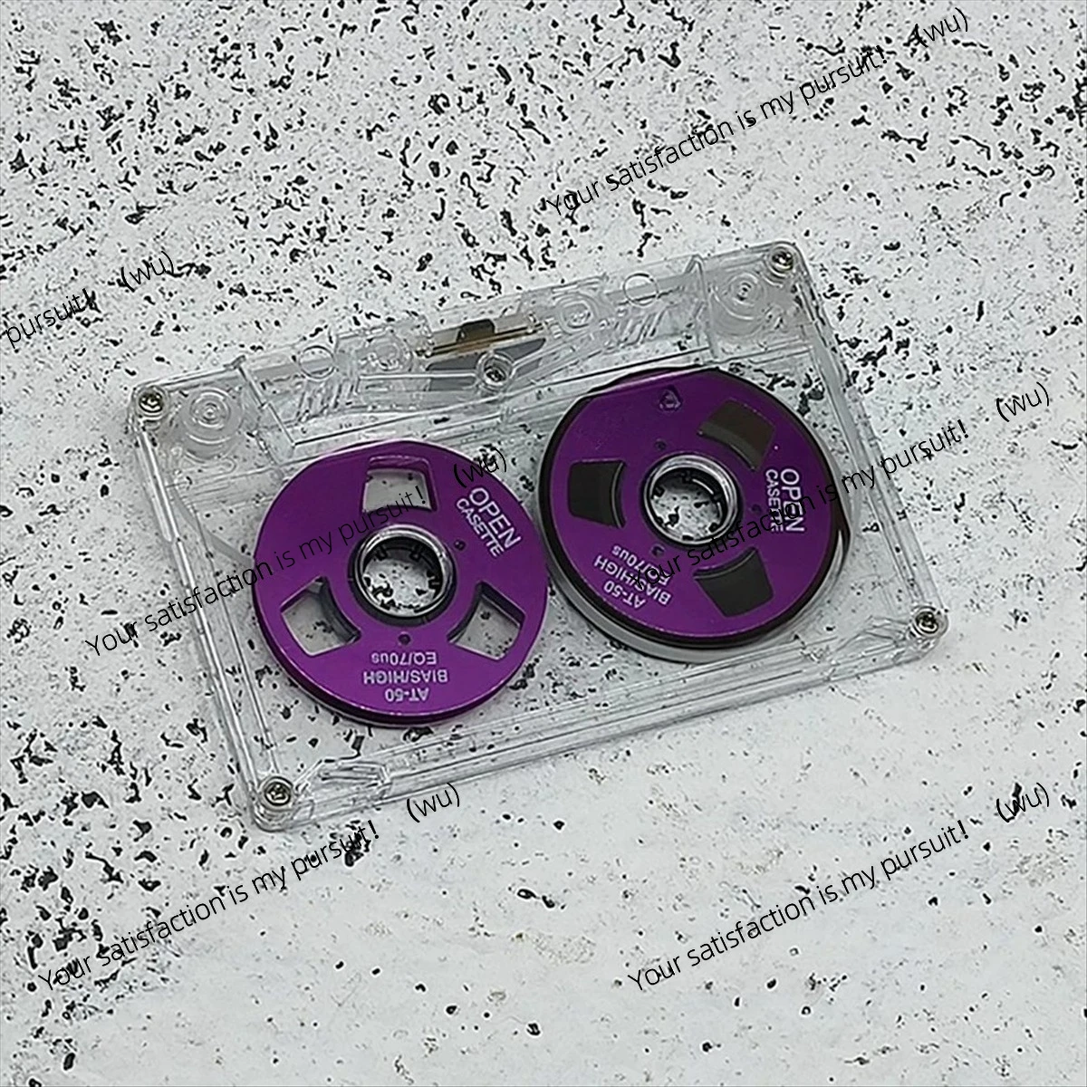 Double-sided color case empty tape, metal mini can, 55 minutes of recording, empty tape