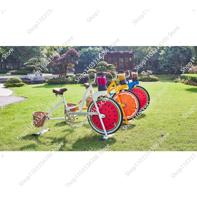 خلاط الدراجات الآلات التجارية مع عصائر الدواسة قطع غيار الدراجات وملحقاتها دراجة خلاط الدراجة لحفلات الأطفال #5