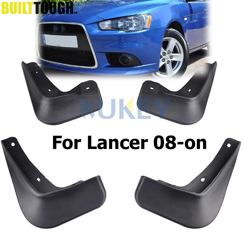 

Front Rear Car Mud Flaps For Mitsubishi Lancer 2008-2013 2009 2010 2011 2012 Sedan DS ES Mudflaps Splash Guards Mudguards Fender