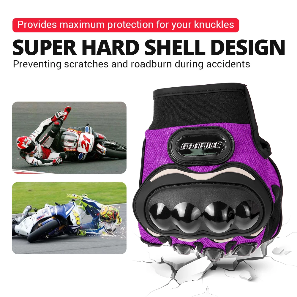 Guanti da moto Full Finger Racing protezione per sport all'aria aperta equitazione Cross Dirt Bike guanti guanti da Motocross