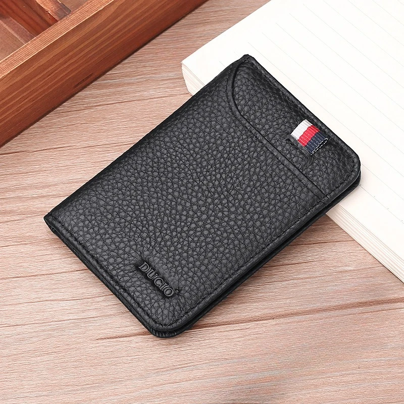 Super Slim Soft Wallet for Men Portable PU Leather Mini ID Credit Card Wallet Purse Card Holders Wallet Luxury