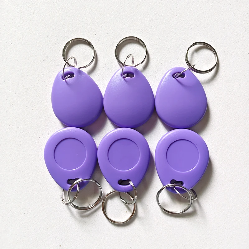 50 unids/lote 125Khz T5577 EM4305 regrabable reescritura duplicada RFID copia etiqueta ficha de proximidad Keyfobs