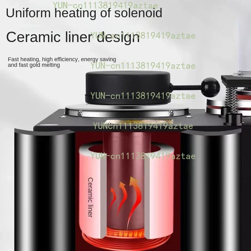 1-3kg Three in One Jewelry Casting Machine Vacuum Melting Equipment Refined Precious Metal Jewelry Casting Tools 220V/110V 1800W