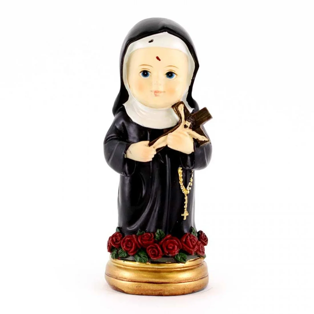 9cmH Childlike St. Rita Statue