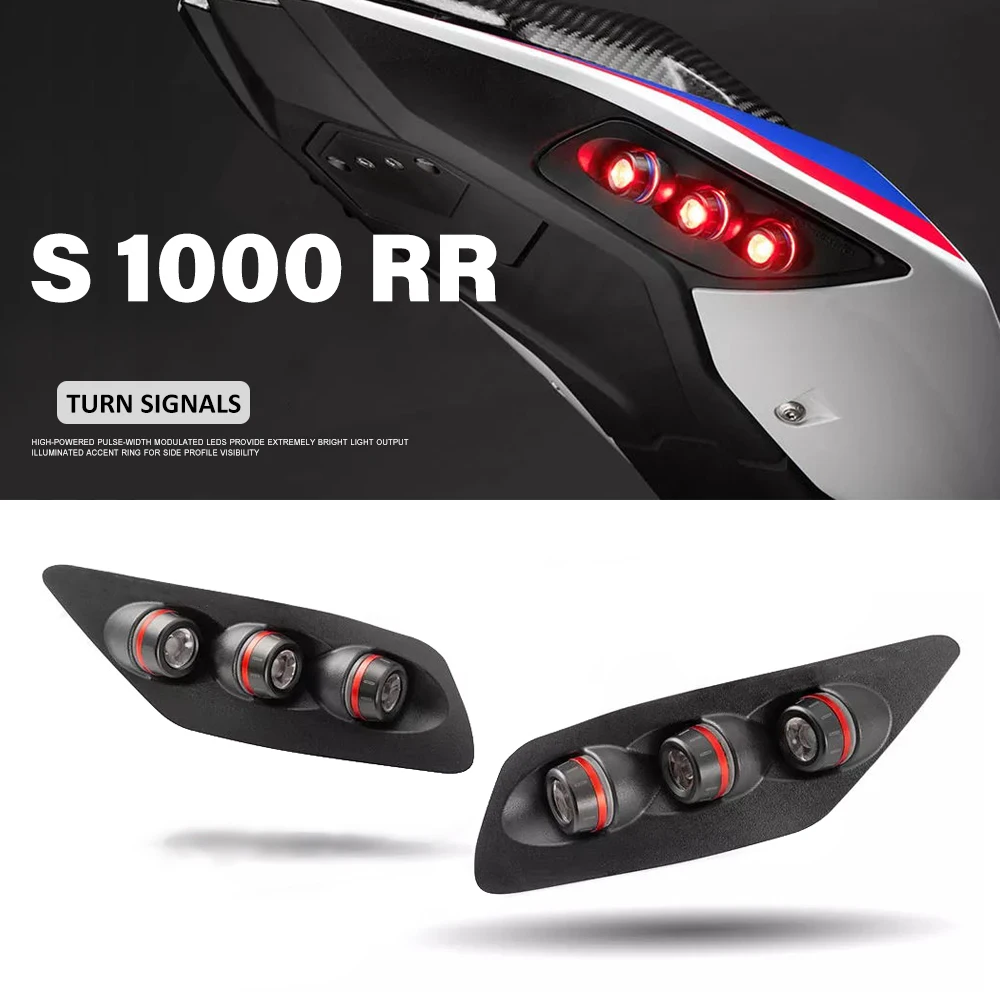 

New Motorcycle Accessories LED Turn Signals Indicator Sequential Flasher For BMW S1000RR S1000 RR S 1000 RR 2020 2021 2022