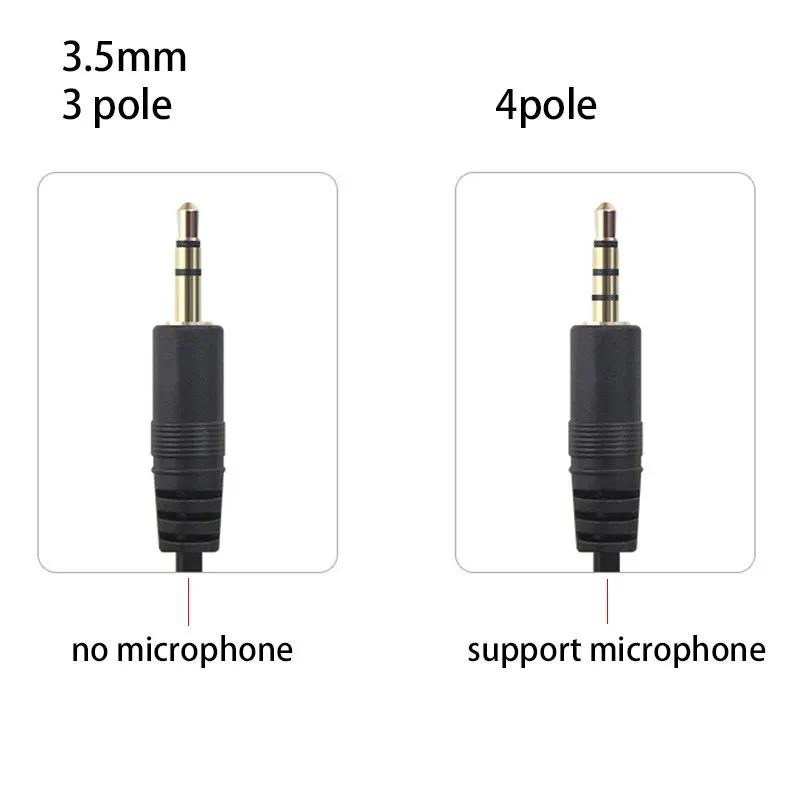 1/2/3/m Male to Female 3.5mm AUX Jack Audio Extension Cable Cord 3.5 Auxiliary Headphone Earphone Speaker Stereo 3 Pole/4 Pole
