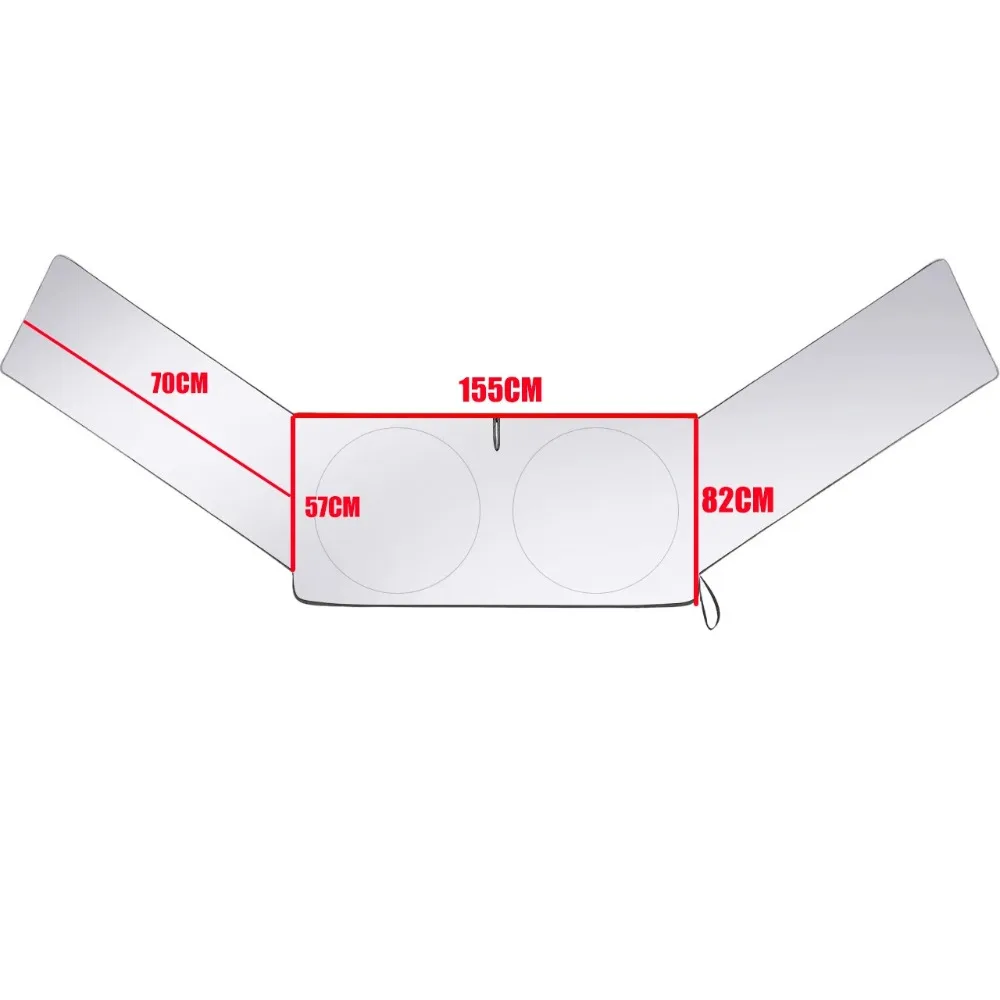 Upgrade Car Sunshade For Windshield Car Side Window Coverage UV Heat Reflective Sun Shade For Suv