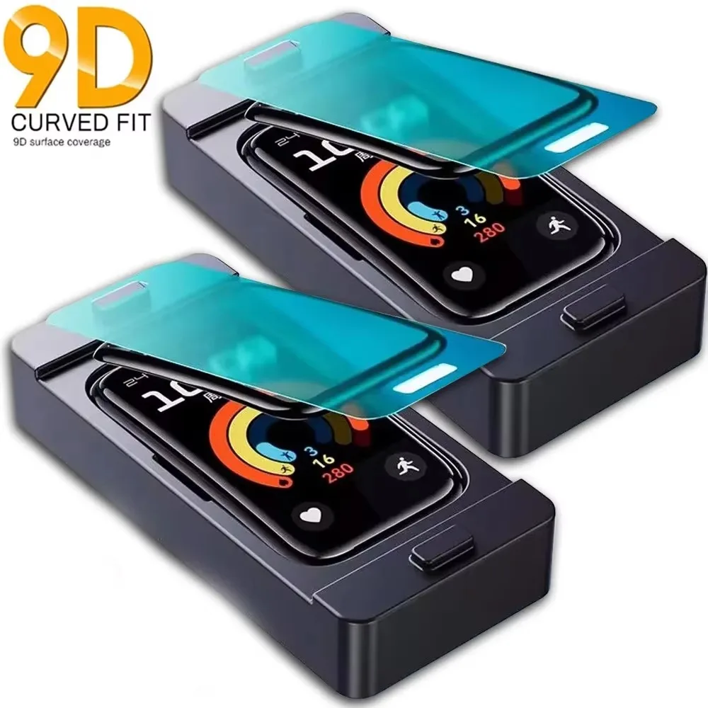 4-Point Alignment Flexible Film Kit for Huawei Band 10 9 8 Installation Tool Cleaning Wipe Squeegee HD Clear 1-5PCS