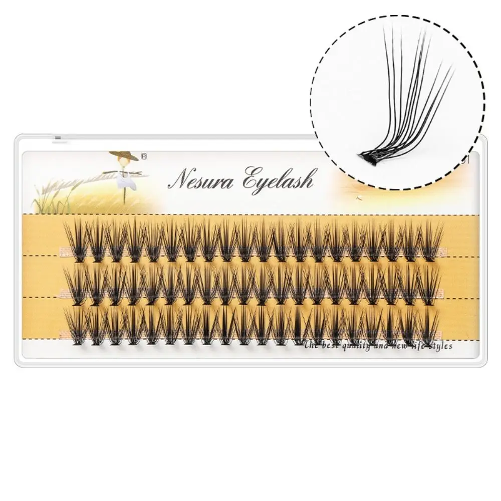 Innesto Segmentato L Curl Ciglia Finte 10D/20D Obliquo Alato Individuale Cluster Ciglia FAI DA TE Riutilizzabili Donne