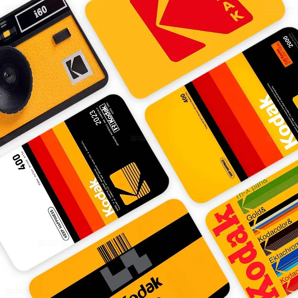 K-Kodak Logo Diy Credit Debit Card Sticker Party Sticker Decoration Waterproof Small Chip Card Skin Sticker