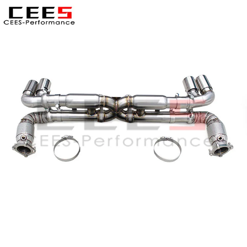

CEES Tuning Catback Exhaust System for Porsche 911 997/997.2 Turbo 3.8T 2010-2013 Valved Sport Exhaust Racing Car Exhaust System