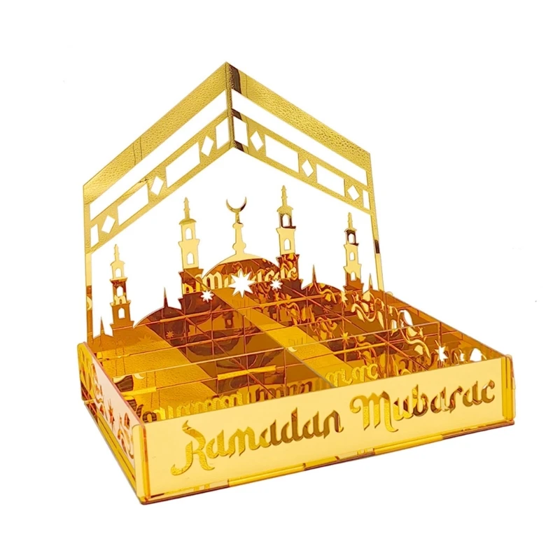 Акриловый держатель конфет для праздничных праздников Eid Holiday Decorative Decor D2rd