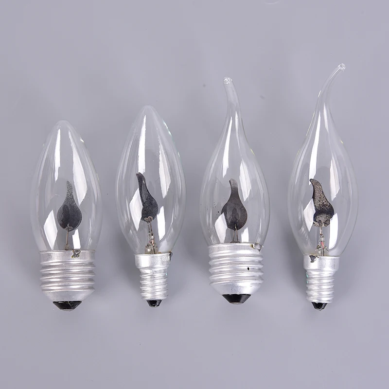 E27 E14 LED Burning Candle Light Fire Effect Decorative Flame Flame Lamp Bulb