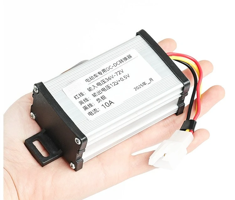 

High Power E-Vehicle DC Voltage Converter, 48V 60V 72V to 12V 30A Step Down Power Supply for Electric Cart (Plug Not Included)