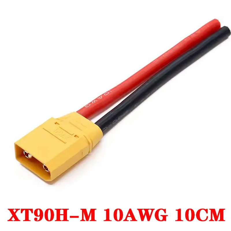 XT90H Male and Female Connector Aircraft Model Lithium Battery Connector XT90S Electrical Adjustment Gold-Plated Cable Plug 1PCS