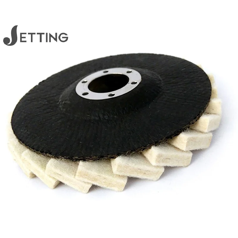 

125mm Polishing Wheels Flap Felt Disc Angle Grinder Metal Waxing Polishing Disc