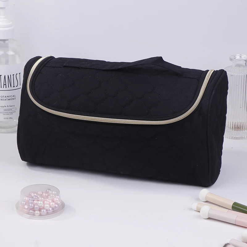 Hideable Hanging Hook Hair Dryer Case Portable Dustproof Travel Hair Tools Pouch Large Capacity Curling Iron Storage Bag