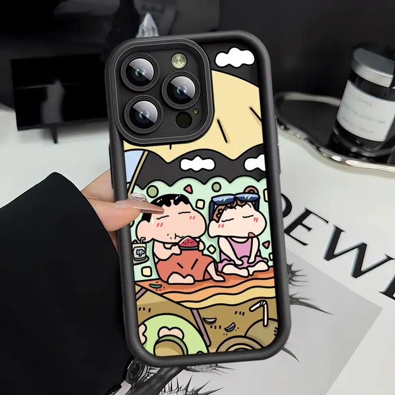 phone cases for Apple iPhone 15 13 14 12 11 Pro Max XS 7 XR 14Plus 8 X Angel Eye Ladder funda Cover Japanese Cartoon Children