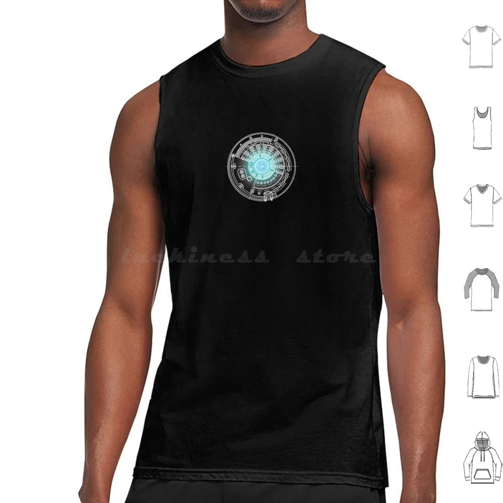 Chest Reactor Tank Tops Vest Sleeveless Arc Chest Reactor Stark Industries