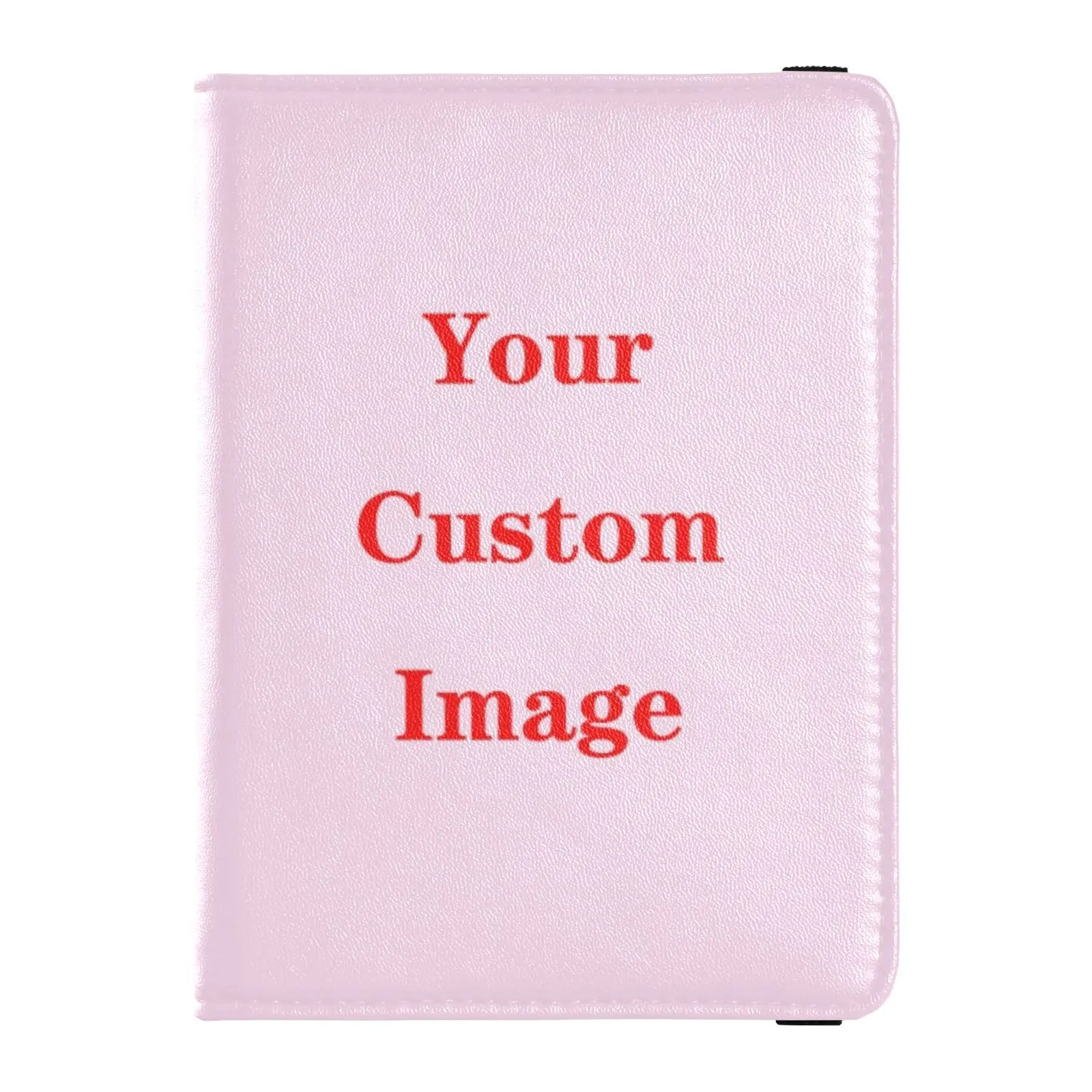 

Custom image passport and vaccine card holder combo Men Women PU Leather Id Address Holder Portable Boarding Travel Accessories