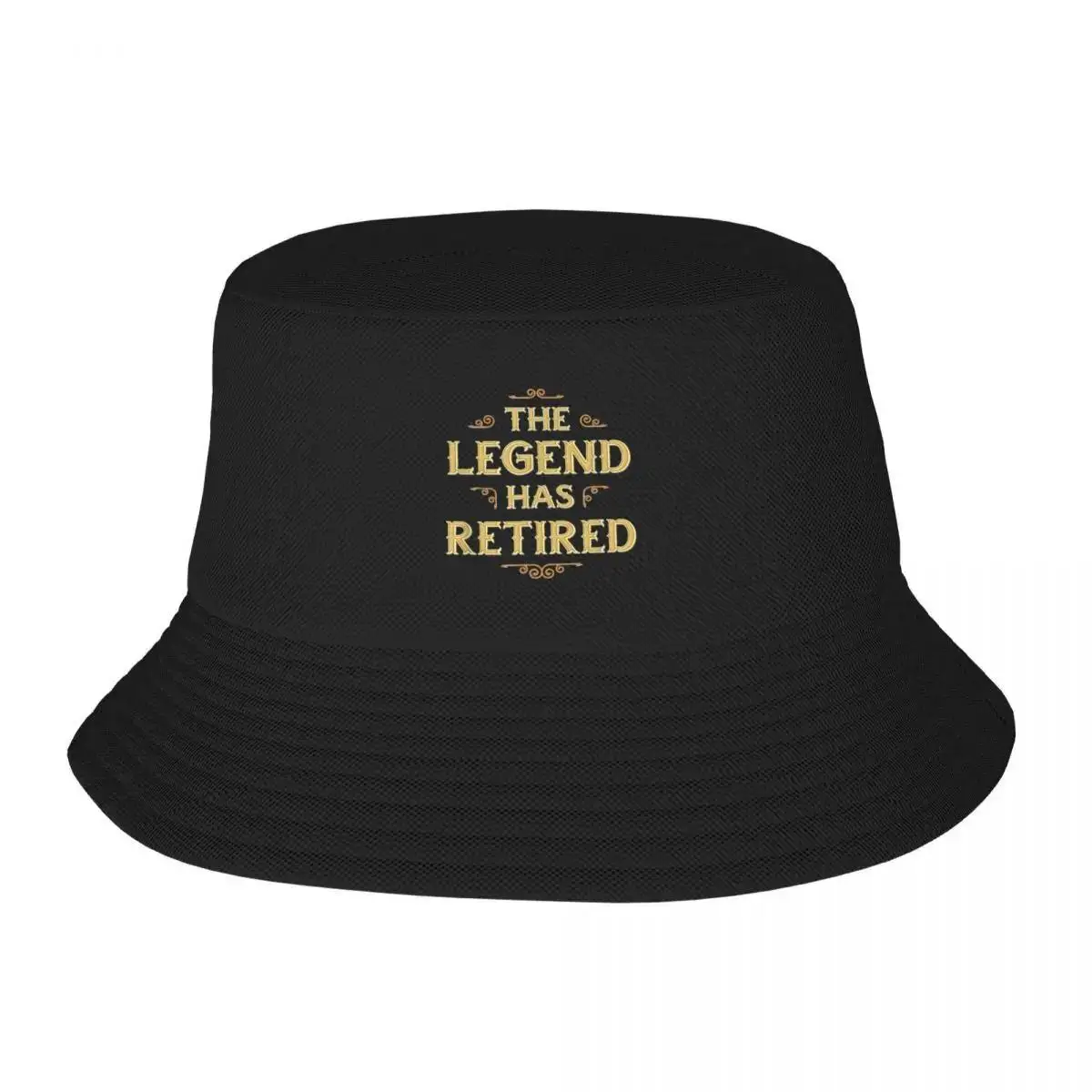 The legend has retired, retirement gifts for men Bucket Hat Rugby Luxury Hat Hats For Women Men's