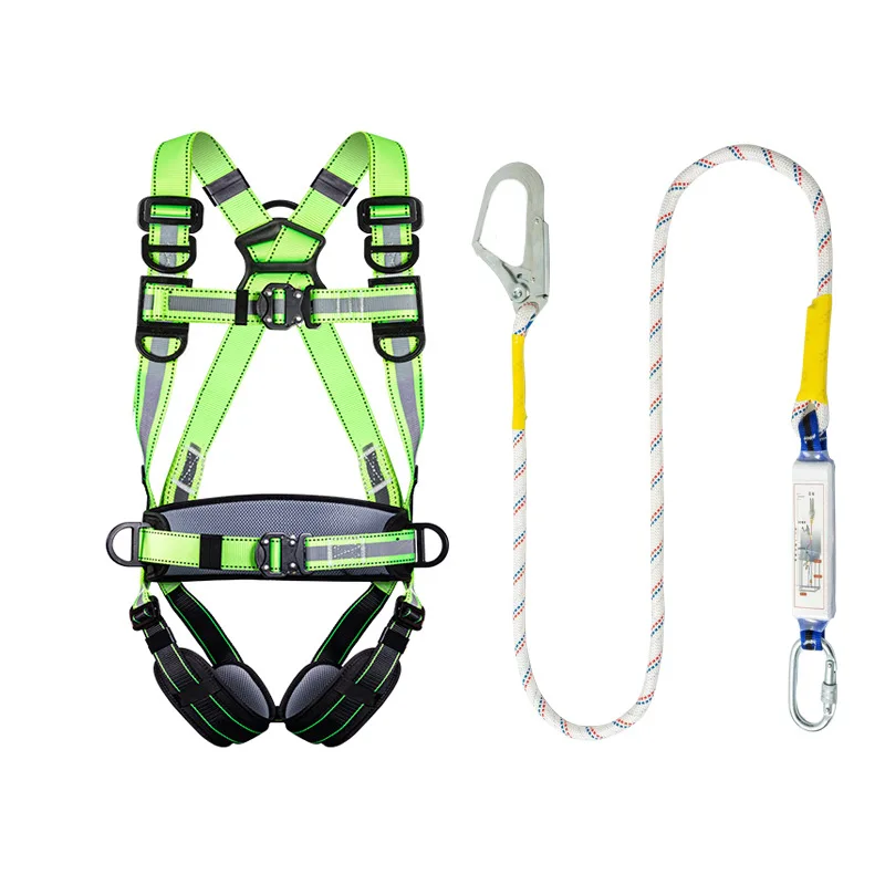 High Altitude Work Safety Harness Full Body Five-point Safety Belt Outdoor Climbing Training Construction Protective Equipment