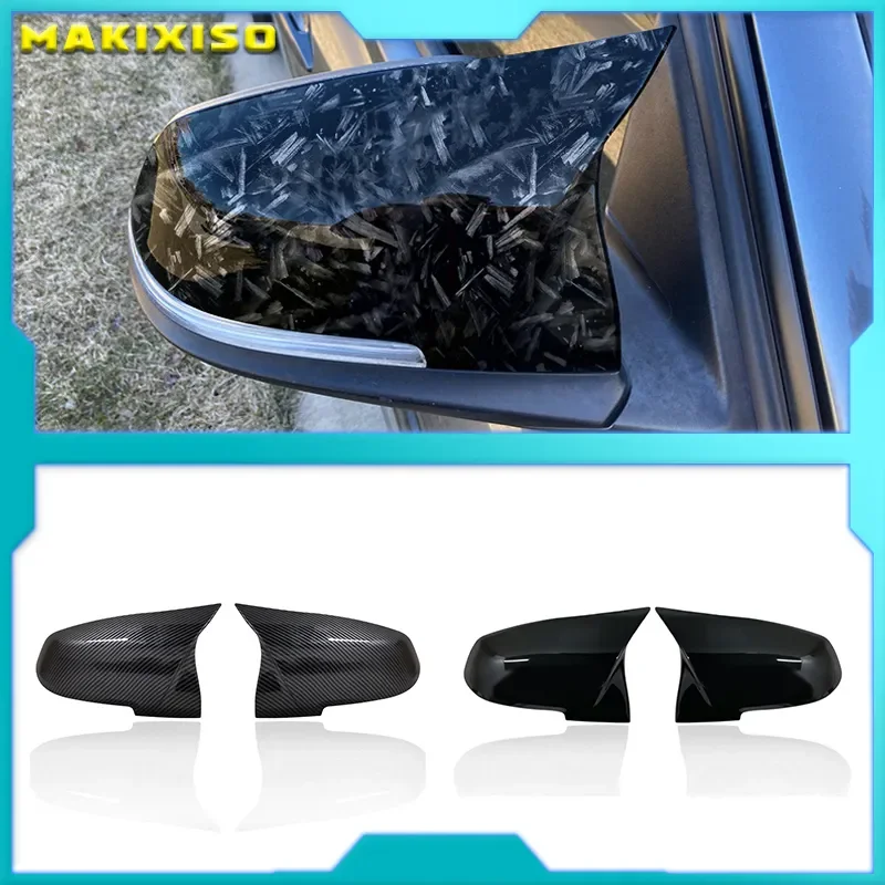 

For BMW 1 2 3 4 Series F20 F30 F31 F32 F36 2012 - UP 320i 328i 330d 335i M3 M4 Look Replacement style Carbon Fiber Mirror Cover