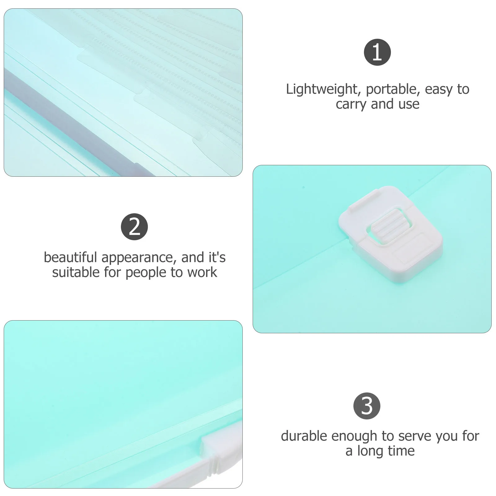 File Folder A4 Expanding Document Organizer Portable Plastic Folder For Office School Home Accordion File Organizer