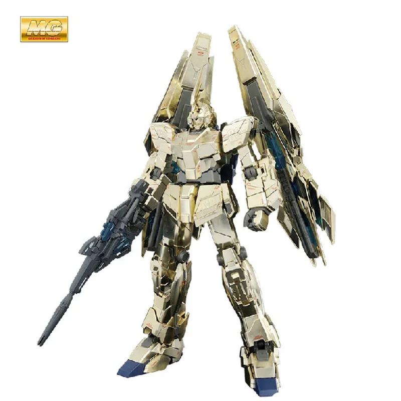 バンダイ ガンダムモデルキット アニメフィギュア ロボット玩具 MG RX-0-03 ユニコーンガンダム03 フェネックス ガンプラ アクションフィギュア おもちゃ 子供向け