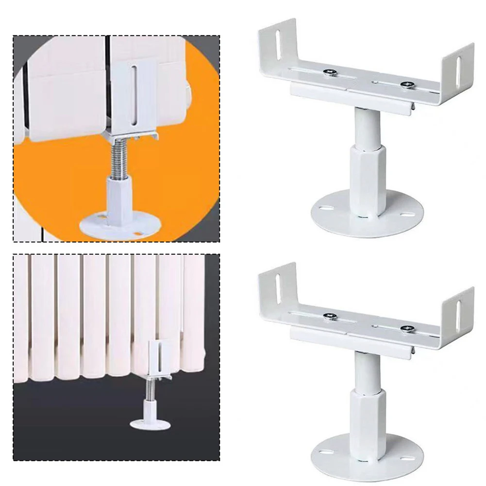 Column Radiator Brackets Adjustable Radiator Support For Home Use Adjustable Height 18-23cm Classic Vintage Aesthetic