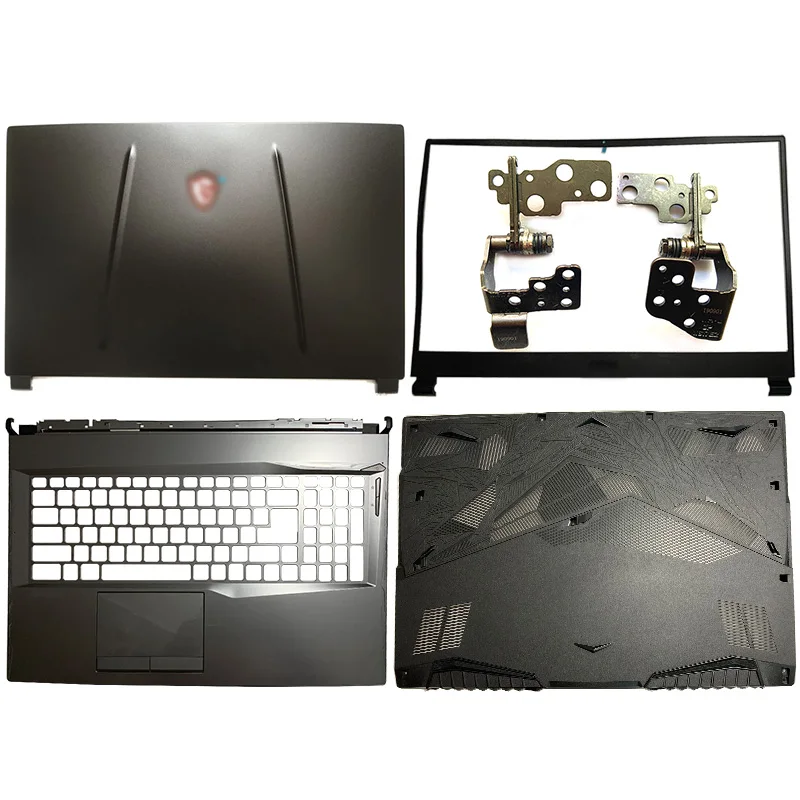 Baru asli untuk MSI GP75 MS-17E1 MS-17E2 MS-17E3 Laptop LCD penutup belakang/Bezel depan/engsel/Palmrest/casing bawah