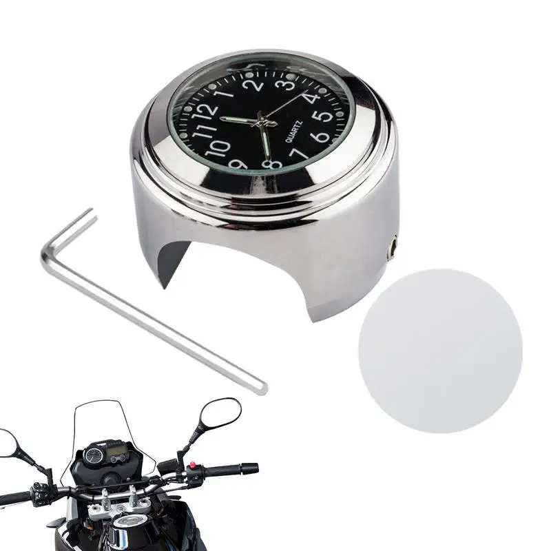 

Handlebar Temperature Clock Creative Waterproof Temperature Meter Handlebar Mount Schedule Motorcycle Parts bike accessories