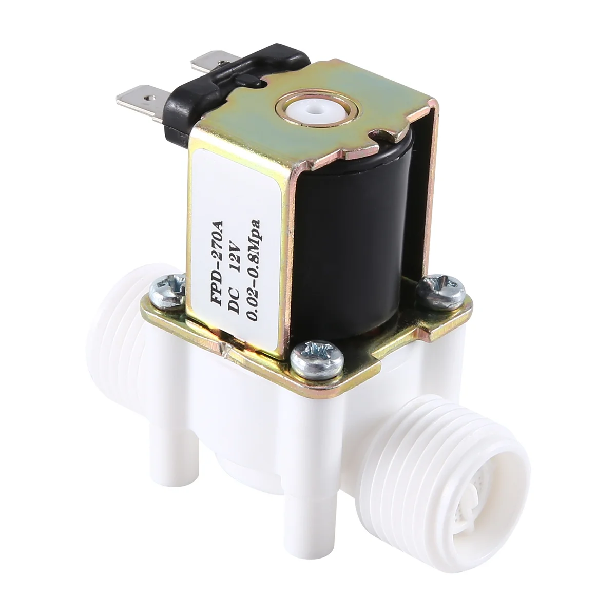Dc12V ปกติแล้วปิดวาล์วน้ำน้ำ G1/วาล์วน้ำไฟฟ้าพลาสติก2นิ้วสำหรับเครื่องจ่ายน้ำ