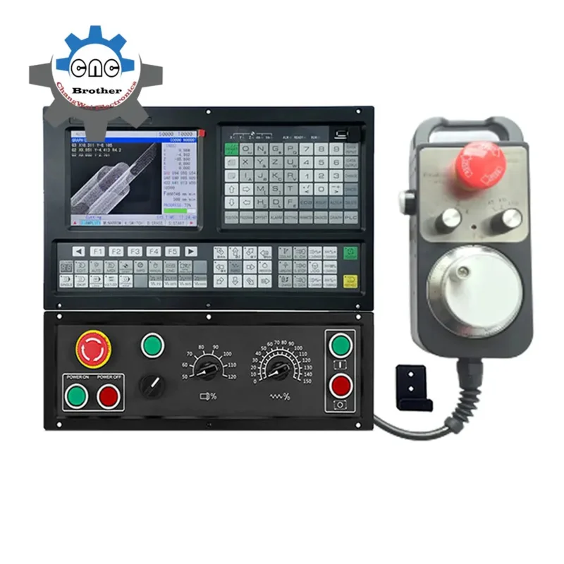 CNC Milling Controller Tac2003m/Tac2004m/Tac2005m 8 Inch Screen3/4/5 Axis Control System Operation Panel Handwheel Mpg