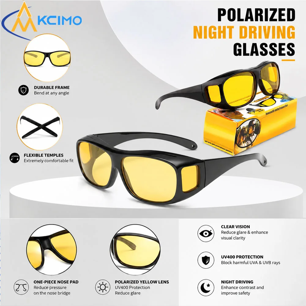 Unisex Wrap-Around Full Frame Sunglasses Lightweight Anti-Glare Fashion for Outdoor Cycling Travel Daily Use 1 Piece