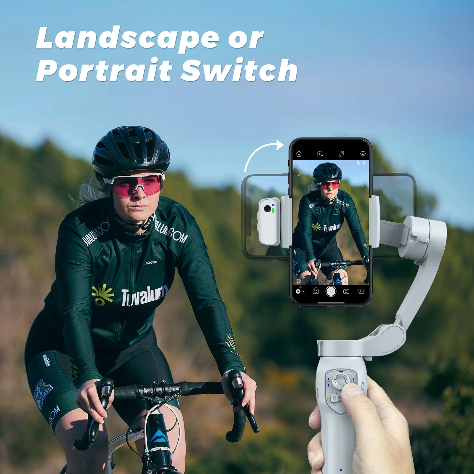 L7Cpro plus  gimbal stabilizer for mobile foldable gimbal with optional AI tracking function Support Both Android and iOS system