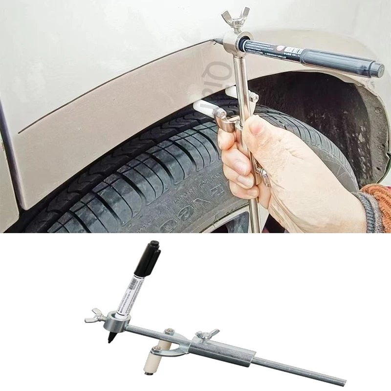 

1pcs NEW Automobile Dent Repair Wheel Arch Car Body Line Marking Tool Adjustable Range 0-20cm Portable and Durable