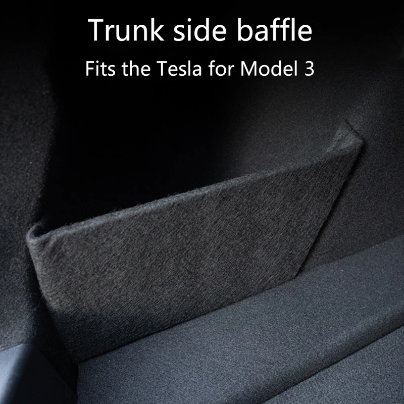 for Tesla Model 3 Auto Trunk Boot Baffle Trunk Partition Parts Tail Box Storage Baffle Durable Accessories D7YA