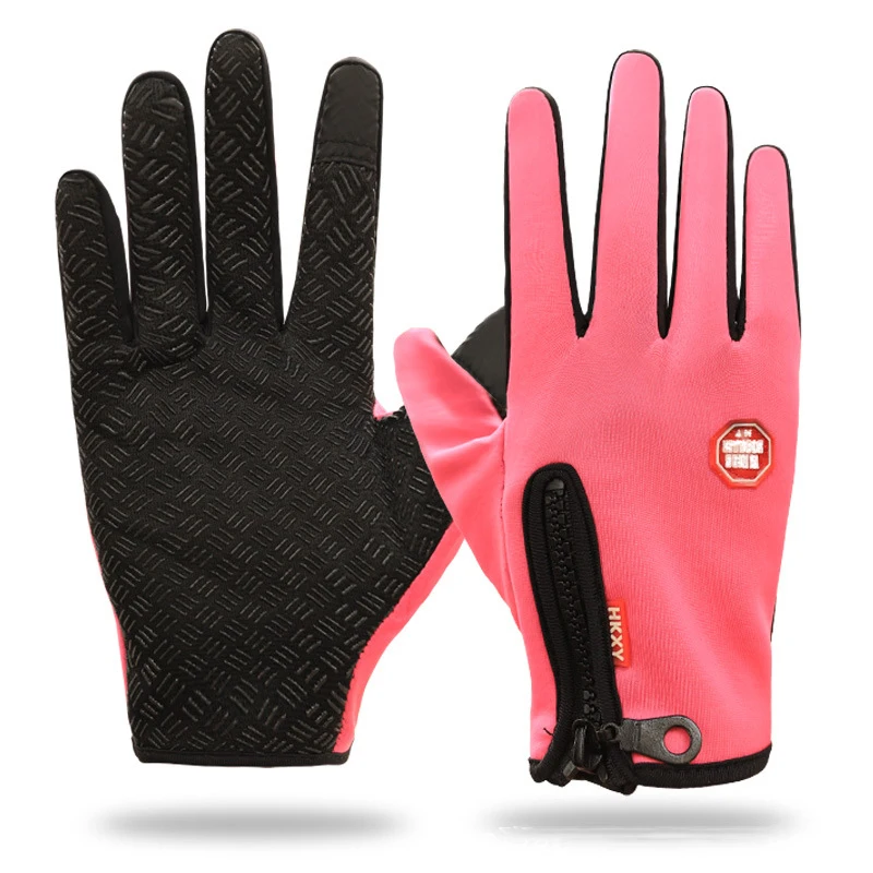 Mannen Vrouwen Fietsen Winter Warme Sporthandschoenen Touchscreen Outdoor Vissen Spatwaterdicht Skiën Snowboard Antislip Ritshandschoenen