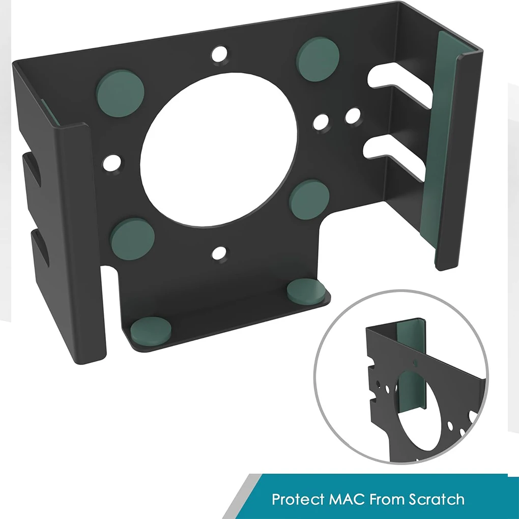 

Under Desk Mountfor For Apple M4 Mac Mini Monitor Holder Space-Saving Bracket Computer Heat Dissipation Stand Storage