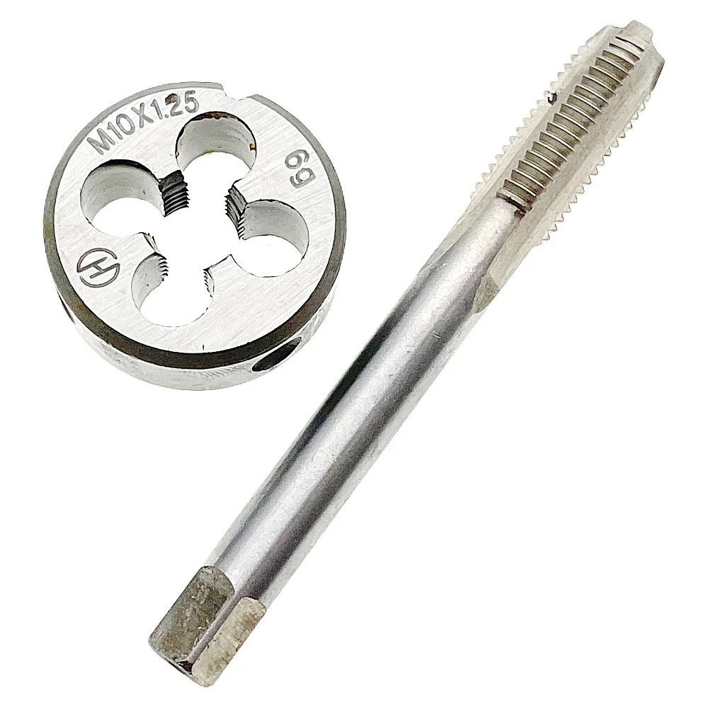 Toque e Die Threading Tool Grupo Rosca Métrica Mão Direita M10 x 1.25 M10x1.25