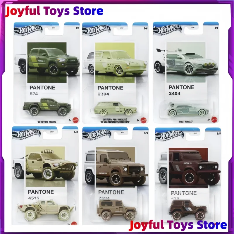 

Коллекционная модель автомобиля Hot Wheels 2026 Silver Series Pantone: Ford Sandblaster, масштаб 1:64, литой сплав, подарок для мальчиков