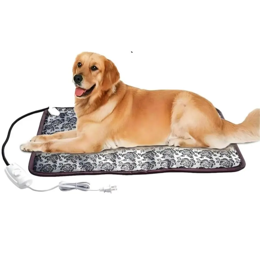 

Лежанка для собак с подогревом, большая, для улицы и дома, с постоянным высоким и низким нагревом, для маленьких и средних питомцев, кошек, щенков