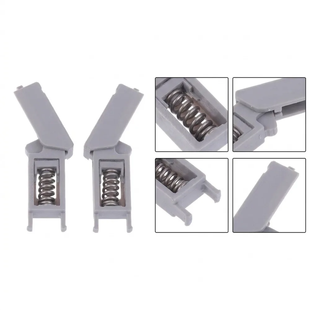 1 Pair Replacement Hinge for Panasonic For SL-J110R and For SL-JS17 Turntable Dust Cover with Easy Installation Gray Plastic
