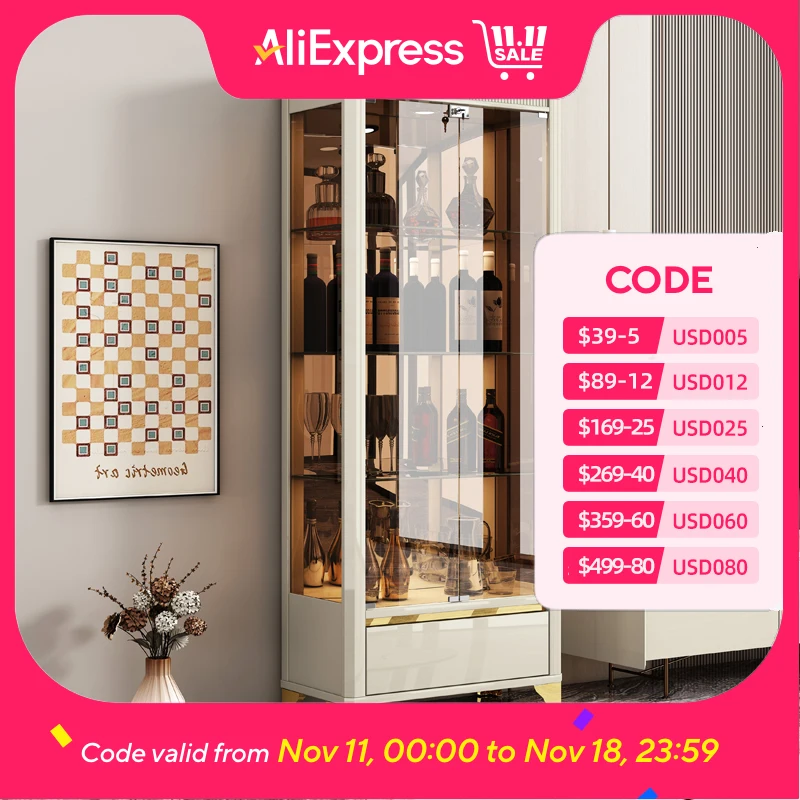 

Glass Storage Display Cabinet Nordic Office Organizer Living Room Cabinets Apartments Modern Szafki Do Salonu Furniture Home