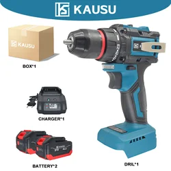 3/8inch Brushless Cordless Drill 23+1 Torque Settings Screw Driver Multifunctional Power Tool For Makita 18V Battery