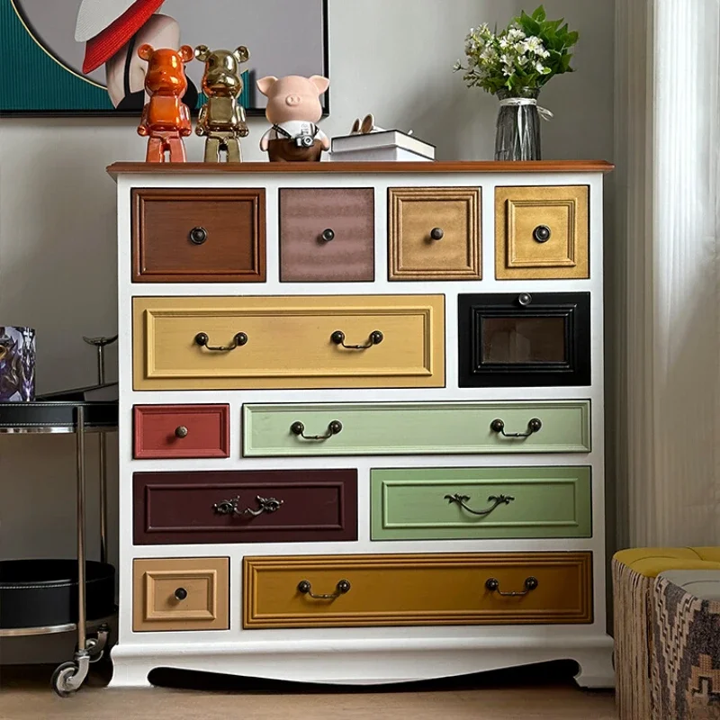 Organizer Drawerd Cabinet Modern Multicolor Shelf Living Room Cabinet Storage Display Luxury Szafki Do Salonu Home Furniture
